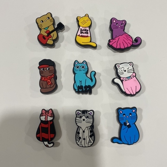 Taylor Swift 9 Pcs Crocs Shoe Charms Cat Cartoon Shoes Charms For Clogs Sandals - Picture 7 of 15
